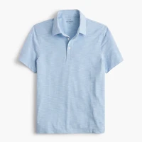Slub piqué performance polo shirt