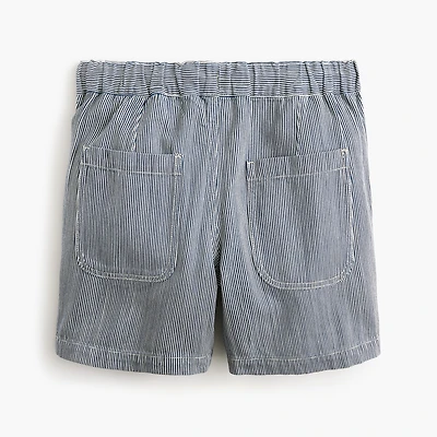 Drawstring denim short
