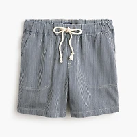 Drawstring denim short
