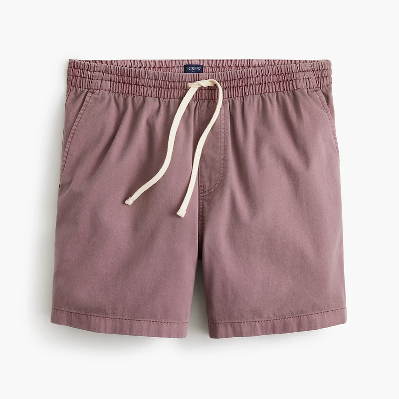 Garment-dyed dock short