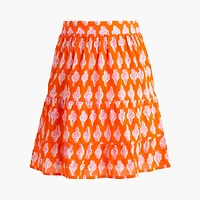 Tiered mini skirt