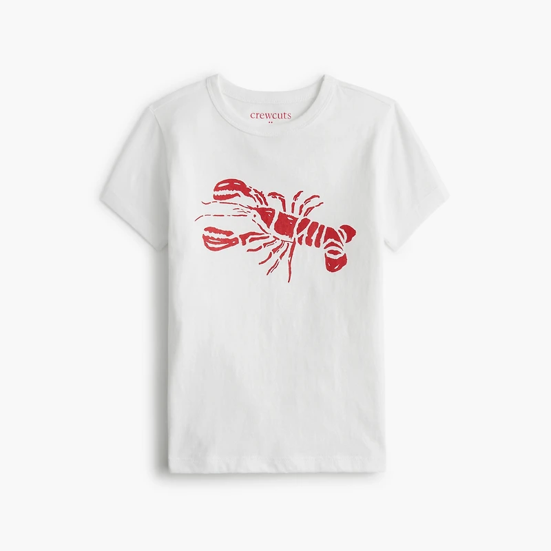 Boys' lobster graphic tee