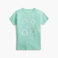 Boys' shark jaw graphic tee