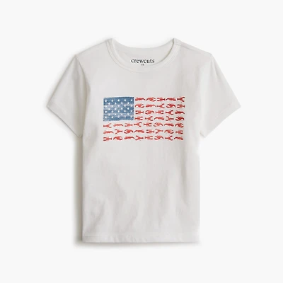 Boys' lobster flag graphic tee