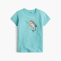 Boys' fishing trout graphic tee