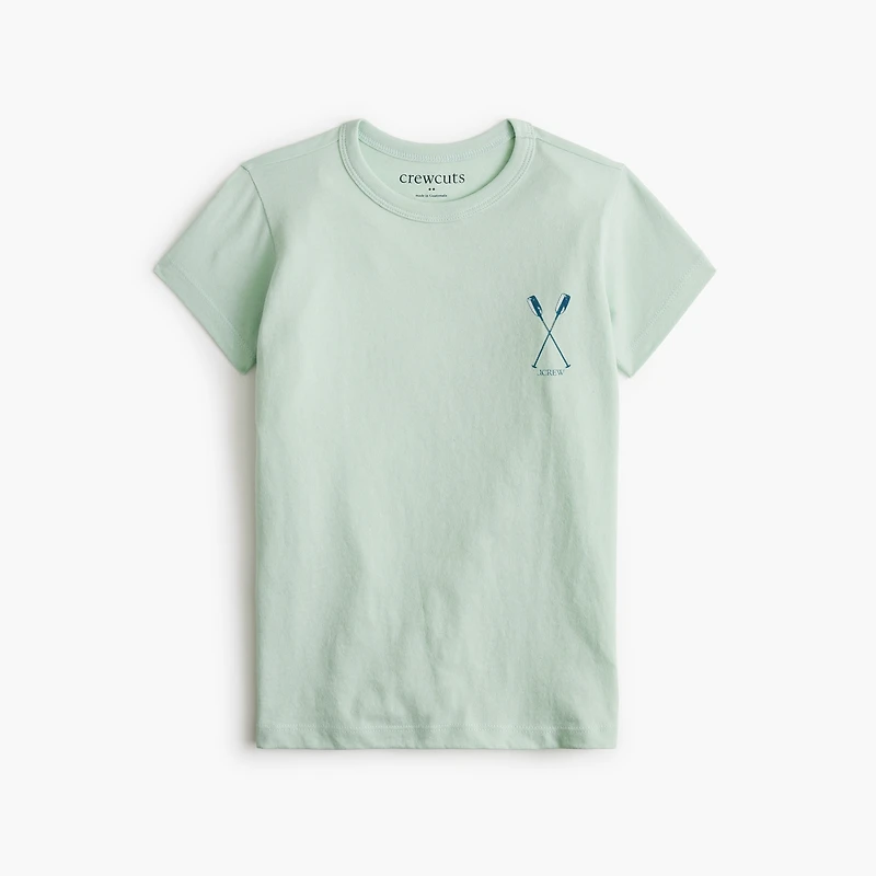 Boys' lake boat graphic tee