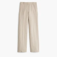 Linen-blend Remy high-rise wide-leg pant