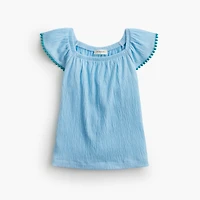 Girls' flutter tank top
