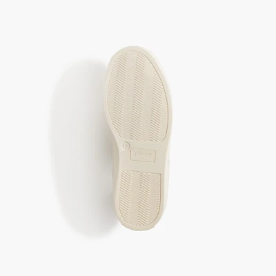 Girls' gold glitter sneakers