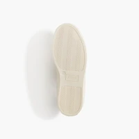 Girls' gold glitter sneakers