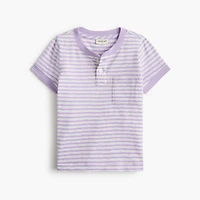 Baby & toddler boys' striped henley tee