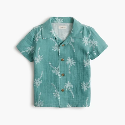 Baby & toddler boys' gauze resort short set