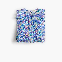 Baby & toddler girls' crinkle-knit short set