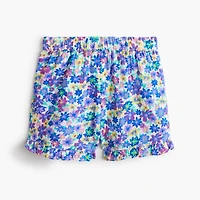 Baby & toddler girls' crinkle-knit short set