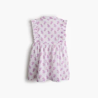 Baby & toddler girls' block-print shirt-dress