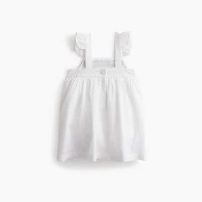 Baby & toddler girls' embroidered flutter dress