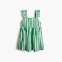Baby & toddler girls' striped flutter tank dress