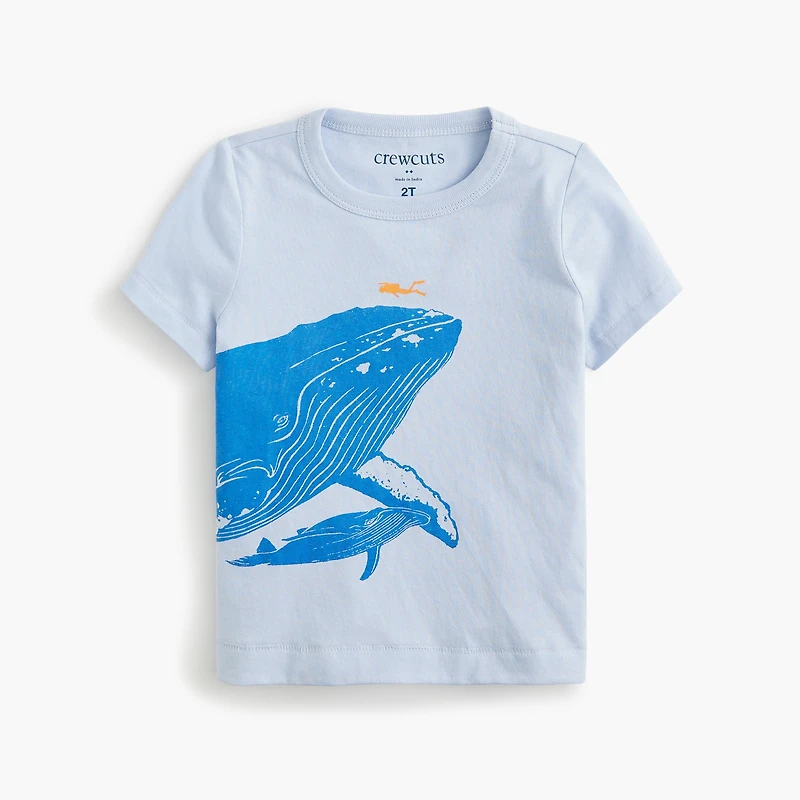 Baby & toddler boys' whale graphic tee