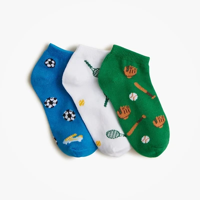 Boys' sports socks pack-of-three