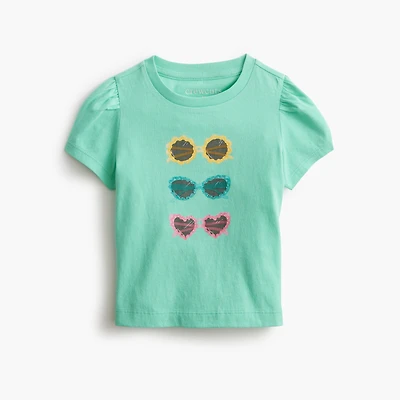 Baby & toddler girls' sunglasses graphic tee