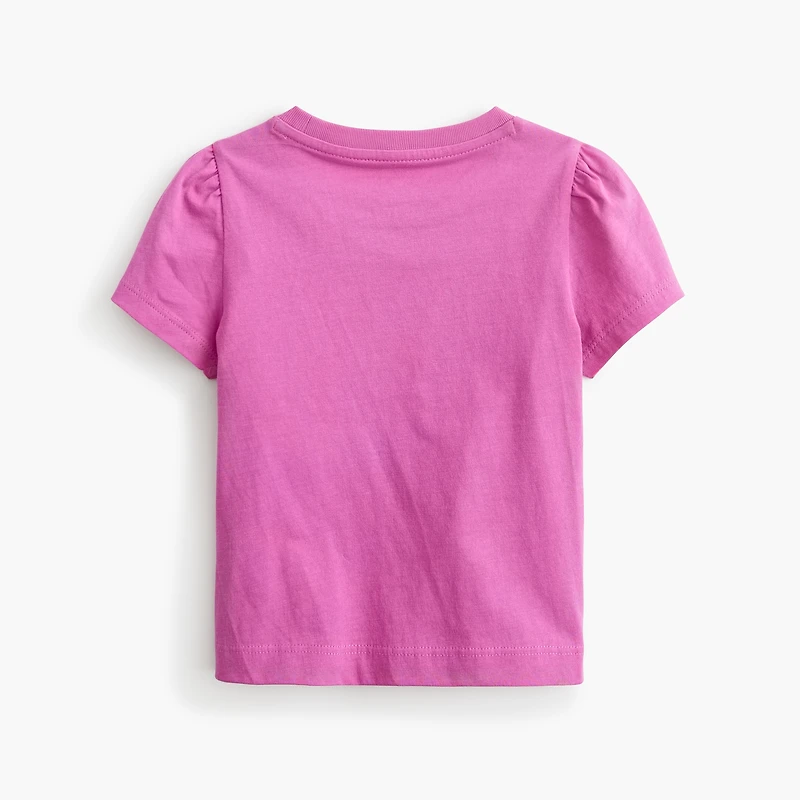 Baby & toddler girls' smiley graphic tee