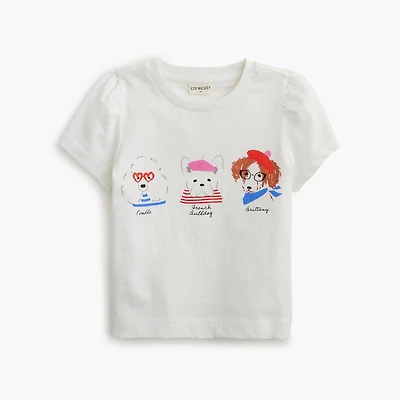 Baby & toddler girls' dogs graphic tee