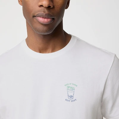 "Give it your best shot" graphic tee