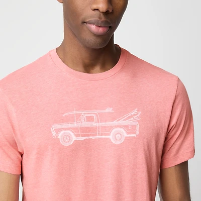 Surf-ready tuck graphic tee