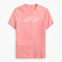 Surf-ready tuck graphic tee
