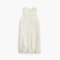 Girls' crochet sweater-dress