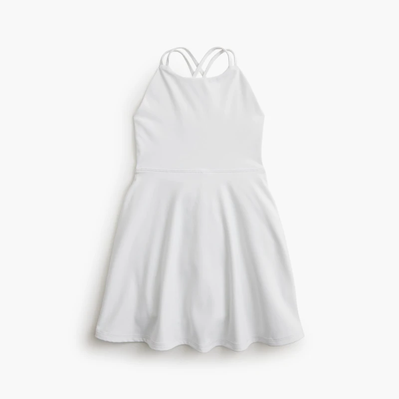 Girls' cross-back active dress