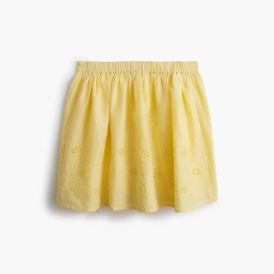 Girls' embroidered skirt