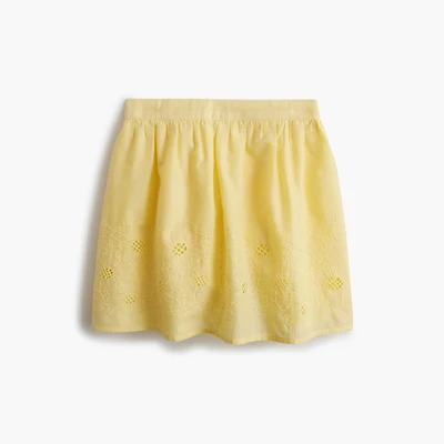 Girls' embroidered skirt