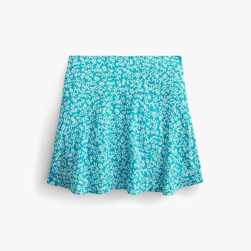 Girls' floral skort