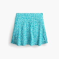 Girls' floral skort