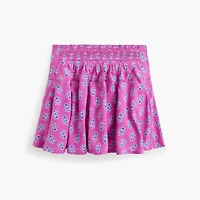 Girls' block-print skort