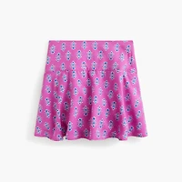 Girls' block-print skort