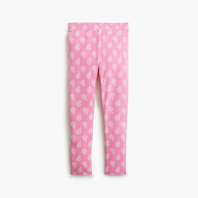 Girls' floral leggings