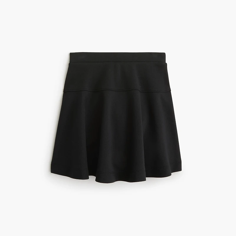 Girls' ponte uniform skort