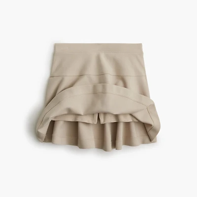 Girls' ponte uniform skort