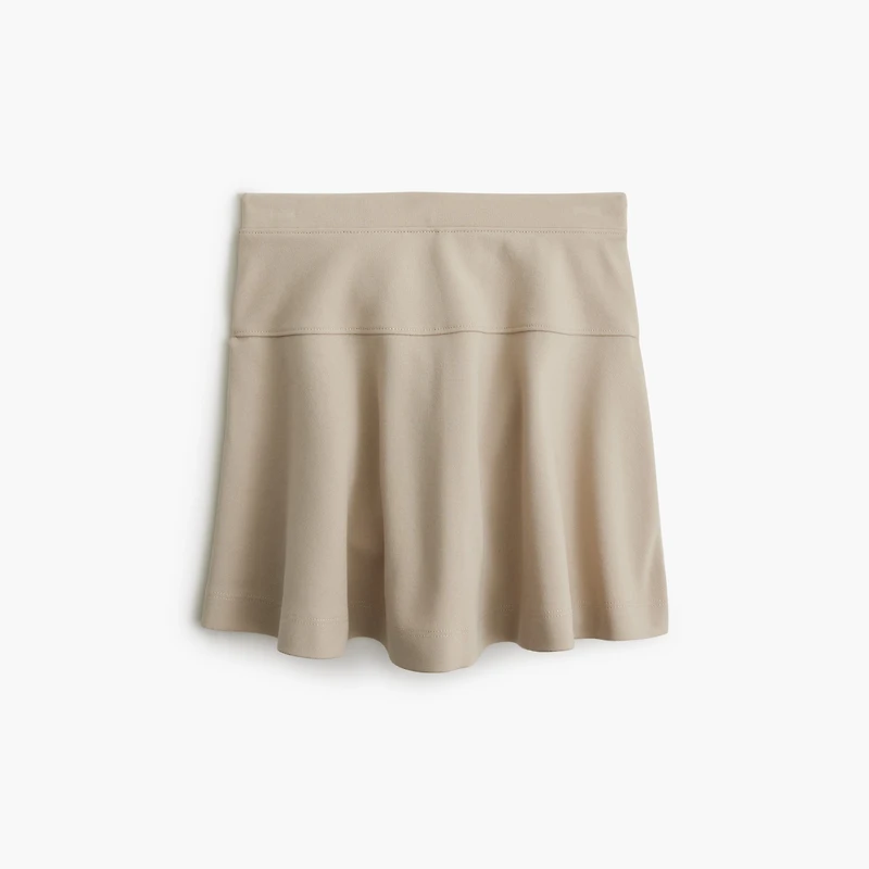 Girls' ponte uniform skort