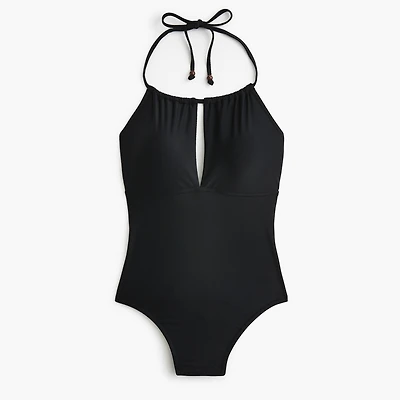 Halter one-piece swimsuit