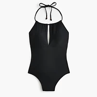 Halter one-piece swimsuit