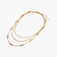 Beaded layering necklace