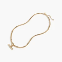 T-bar pendant necklace