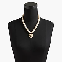 Beaded pendant necklace