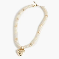 Beaded pendant necklace