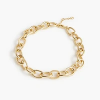 Nautical links statement necklace