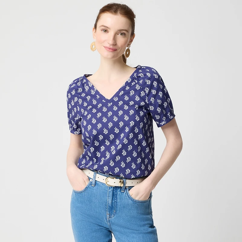 Cotton poplin top