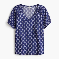 Cotton poplin top